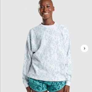 NWOT XS Gymshark oversized animal graphic sweatshirt
